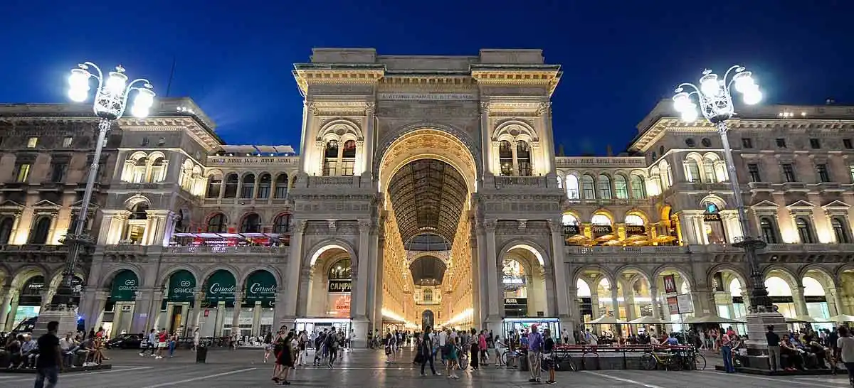 Stroll through the historic Galleria Vittorio Emanuele II
