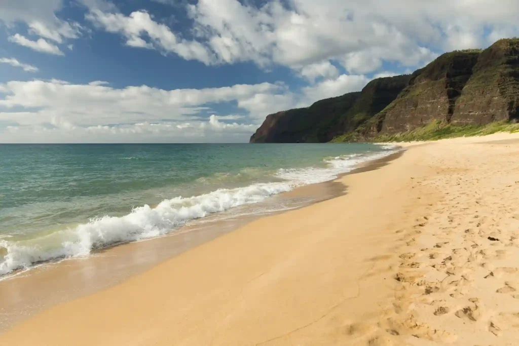 13 Stunning Pink Sand Beach Hawaii Escapes for Relaxing 6 Polihale Beach Kauaʻi