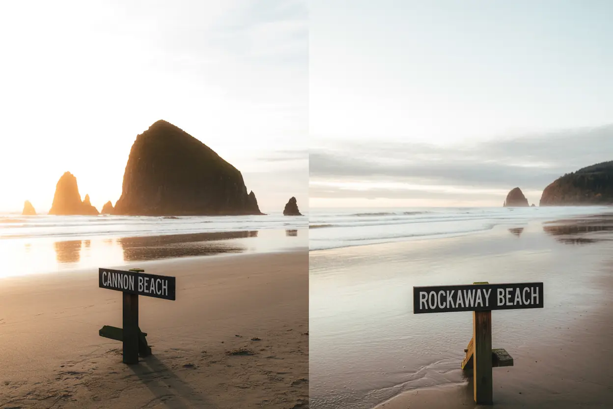 Romantic Weekend in Cannon Beach vs. Rockaway Beach The Core Difference