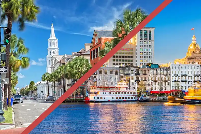 Savannah vs Charleston for a Romantic Weekend: 2025 Guide 2 Savannah vs Charleston – First Impressions That Set the Tone